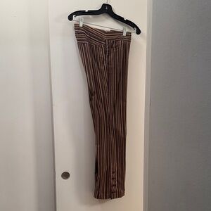 Laundry Brand Striped Brown and Beige Cordoroy Pants